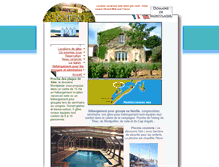 Tablet Screenshot of gites-montplaisir.com